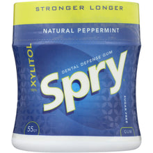 Load image into Gallery viewer, SPRY: Stronger Longer Peppermint Xylitol Gum, 55 pc