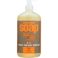 Load image into Gallery viewer, EVERYONE: 3-In-1 Citrus &amp; Mint Soap, 32 oz
