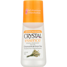 Load image into Gallery viewer, CRYSTAL BODY DEODORANT: Deodorant Roll-On Chamomile &amp; Green Tea, 2.25 oz