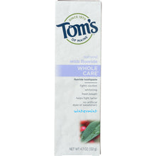 Load image into Gallery viewer, TOMS OF MAINE: Whole Care Fluoride Toothpaste Wintermint, 4.7 Oz