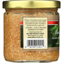 Load image into Gallery viewer, BELLINO: Minced Garlic Made From Fresh Garlic, 7.5 oz