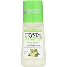 Load image into Gallery viewer, CRYSTAL BODY DEODORANT: Roll-On Deodorant Vanilla Jasmine, 2.25 oz