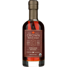 Load image into Gallery viewer, CROWN MAPLE: Cinnamon Infused Maple Syrup, 8.5 fo