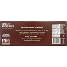 Load image into Gallery viewer, ZEVIA: Soda Ginger Root Beer 10 pk, 120 oz