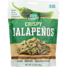 Load image into Gallery viewer, FRESH GOURMET: Crispy Jalapeno Lightly Salted, 3.5 Oz