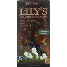 Load image into Gallery viewer, LILYS SWEETS: 70% Extra Dark Chocolate Bar, 2.8 oz