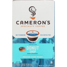 Load image into Gallery viewer, CAMERONS COFFEE: Donut Shop Coffee 12 Ct, 4.33 oz