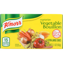 Load image into Gallery viewer, KNORR: Vegetarian Vegetable Bouillon 6 Cubes, 2.1 Oz