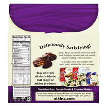 Load image into Gallery viewer, ATKINS NUTRITIONAL: Endulge Pecan Caramel Clusters Bars 5 Count (1 oz each), 5 oz