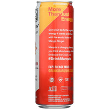 Load image into Gallery viewer, MARQUIS: Energy Drink Mango Ginger 12 oz