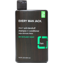 Load image into Gallery viewer, EVERY MAN JACK: 2 in 1 Anti Dandruff Shampoo, 13.5 oz