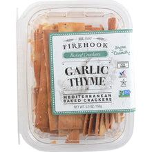 Load image into Gallery viewer, FIREHOOK: Garlic Thyme Cracker Snack Box, 5.5 oz