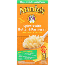 Load image into Gallery viewer, ANNIES HOMEGROWN: Macaroni &amp; Cheese Spirals with Butter &amp; Parmesan, 6 oz