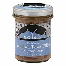 Load image into Gallery viewer, COLES: Tuna Fillets Spring Water Glass, 6.7 oz