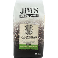 Load image into Gallery viewer, JIMS ORGANIC COFFEE: Columbian Ground Coffee Organic, 12 oz