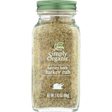Load image into Gallery viewer, SIMPLY ORGANIC: Savory Herb Turkey Rub, 2.43 oz