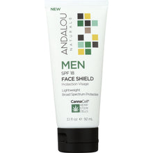 Load image into Gallery viewer, ANDALOU NATURALS: Face Shield Men Spf 18 Lotion, 3.1 fo