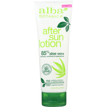 Load image into Gallery viewer, ALBA BOTANICA: Very Emollient After Sun Lotion 85% Aloe Vera, 8 oz