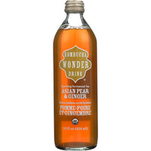Load image into Gallery viewer, KOMBUCHA: Wonder Drink Asian Pear &amp; Ginger, 14 oz