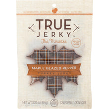 Load image into Gallery viewer, TRUE JERKY: Jerky Turkey Maple Glazed Pepper, 2.25 oz
