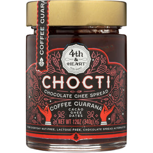 4TH & HEART: Ghee Coffee Guarana Chocti, 12 oz