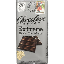 Load image into Gallery viewer, CHOCOLOVE: Extreme Dark Chocolate Bar, 3.2 oz
