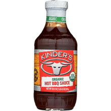 Load image into Gallery viewer, KINDERS: Organic Hot BBQ Sauce, 20.5 oz