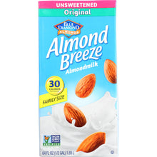Load image into Gallery viewer, BLUE DIAMOND: Almond Breeze Almond Milk Original Unsweetened, 64 oz