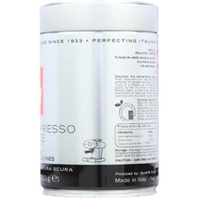 Load image into Gallery viewer, ILLY: Espresso Dark Roast Ground Coffee, 8.8 oz