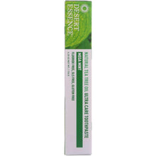 Load image into Gallery viewer, DESERT ESSENCE: Ultra Care Toothpaste Tea Tree Oil Mega Mint, 6.25 oz