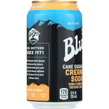 Load image into Gallery viewer, BLUE SKY: Cane Sugar Cream Soda 6-12oz, 72 oz
