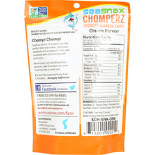 Load image into Gallery viewer, SEA SNAX: Seaweed Chips Chomperz Onion, 1 oz
