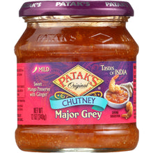 Load image into Gallery viewer, PATAK'S:  Major Grey Chutney Mango Preserve with Ginger, 12 oz