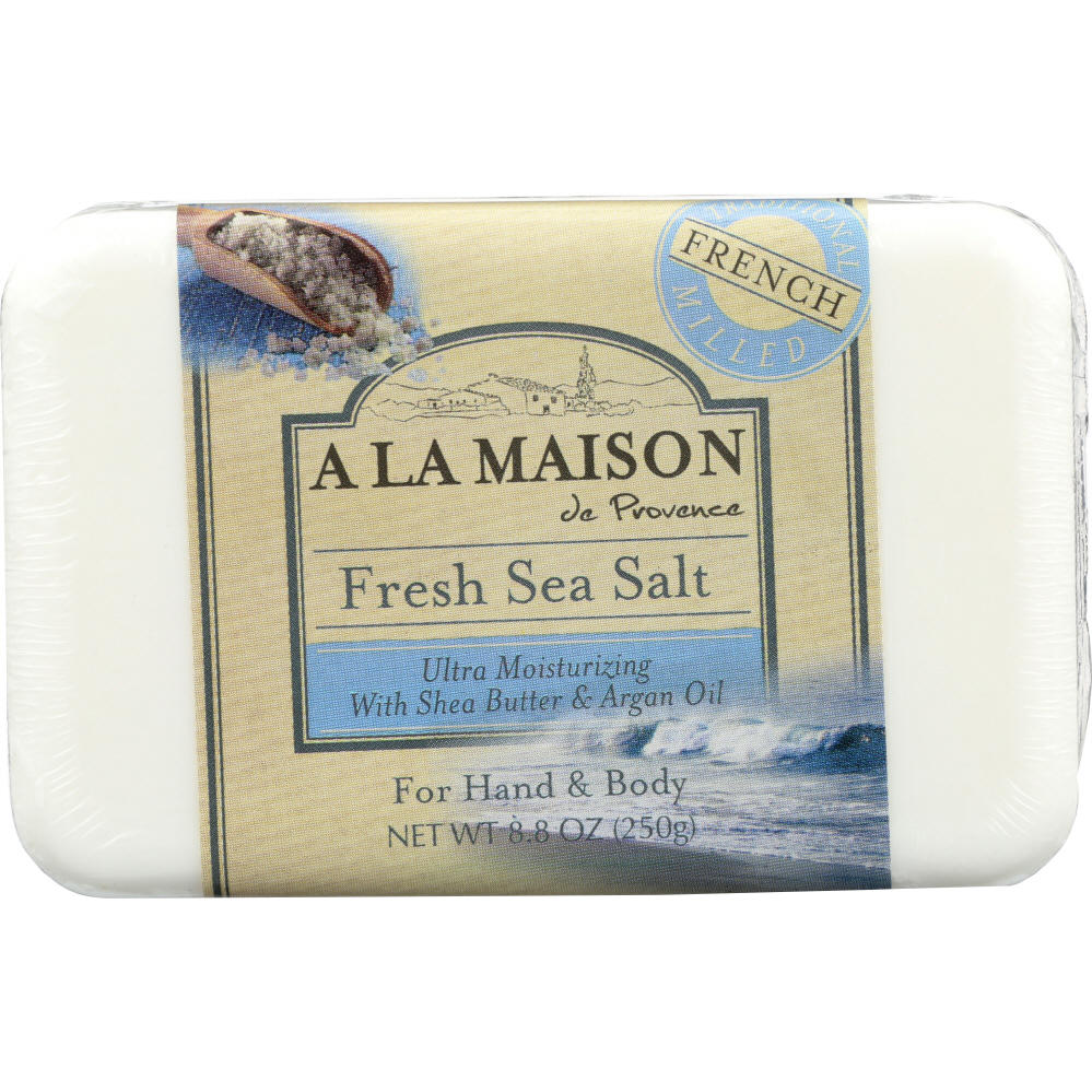 A LA MAISON: Fresh Sea Salt Bar Soap, 8.8 oz