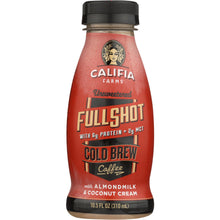 Load image into Gallery viewer, CALIFIA: Full Shot Cold Brew Coffee, 10.50 oz
