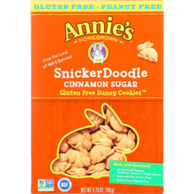 Load image into Gallery viewer, ANNIES HOMEGROWN: Bunny Cookies Gluten Free Snickerdoodle, 6.75 Oz