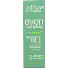 Load image into Gallery viewer, ALBA BOTANICA: Even Advanced Moisturizer SPF 15 Sea Moss, 2 oz