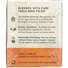 Load image into Gallery viewer, CELESTIAL SEASONINGS: Tangerine Orange Zinger Herbal Tea Caffeine Free 20 Tea Bags, 1.7 oz