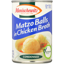 Load image into Gallery viewer, MANISCHEWITZ: Condensed Soup Matzo Balls in Chicken Broth, 10.5 Oz