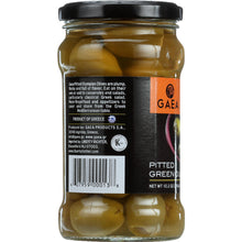 Load image into Gallery viewer, GAEA: Organic Pitted Green Olives, 4.9 Oz