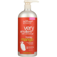 Load image into Gallery viewer, ALBA BOTANICA: Natural Very Emollient Bath &amp; Shower Gel Honey Mango, 32 oz
