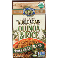 Load image into Gallery viewer, LUNDBERG: Whole Grain Quinoa &amp; Rice Rosemary Blend, 6 oz