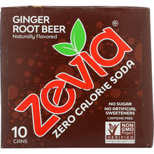 Load image into Gallery viewer, ZEVIA: Soda Ginger Root Beer 10 pk, 120 oz