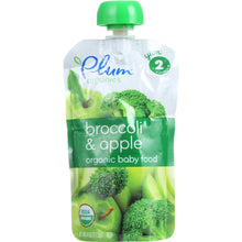 Load image into Gallery viewer, PLUM ORGANICS: Organic Baby Food Stage 2 Broccoli &amp; Apple, 4 oz