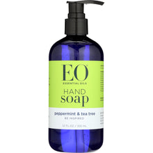 Load image into Gallery viewer, EO: Hand Soap Peppermint Tea Tree, 12 oz