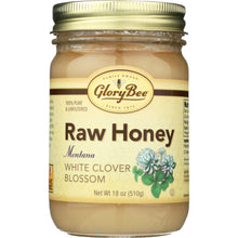 Load image into Gallery viewer, GLORY BEE: Raw White Clover Honey, 18oz