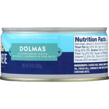 Load image into Gallery viewer, PELOPONNESE: Dolmas Stuffed Grape Leaves with Raisins and Pine Nuts, 10 oz