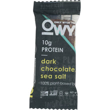 Load image into Gallery viewer, OWYN: Dark Chocolate Sea Salt Plant Based Bar, 1.76 oz