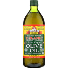 Load image into Gallery viewer, BRAGG: Organic Extra Virgin Olive Oil, 32 oz