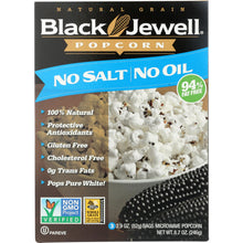 Load image into Gallery viewer, BLACK JEWELL: Popcorn Micro No Salt No Oil, 8.7 oz